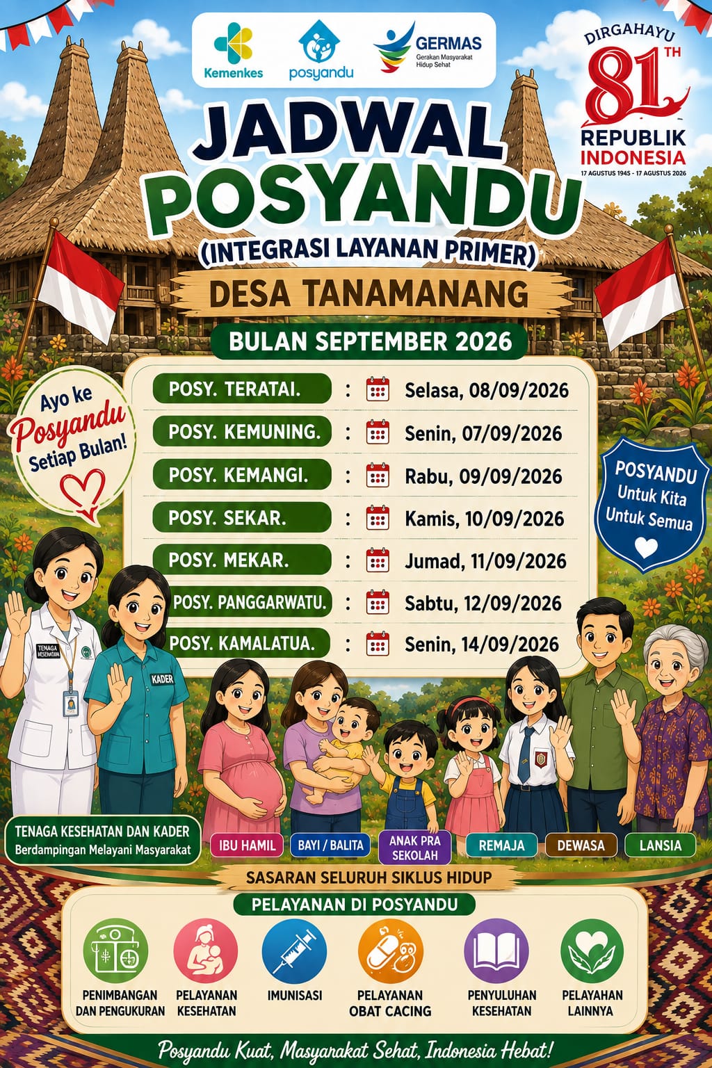 Jadwal Posyandu